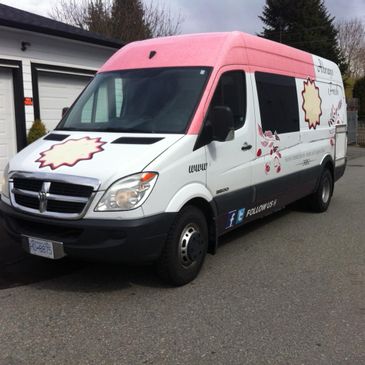 Sprinter van /pastry equipment ,ice cream freezer, ice shaver and hot dog baker.