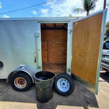 Mobile Kettle Corn Trailer and Pop-Up Combo