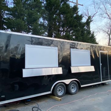 2023 Brand New, Professionally Built 24' Custom Food Trailer