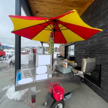 Hot Dog Cart & Pop-Up Tent Combo