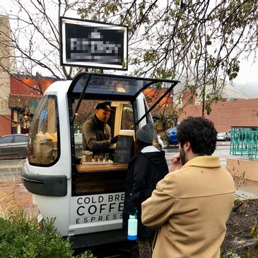 Vintage Ski Gondola Coffee Cart / Trailer