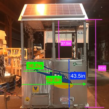 Premium Quality Solar-Powered Food Cart