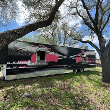 Mighty, 40-foot Low Boy Mobile Kitchen