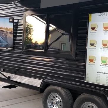 Box Truck and Food Trailer
