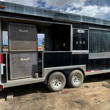 BBQ food trailer