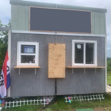 Custom Built Shed-Style Food Trailer