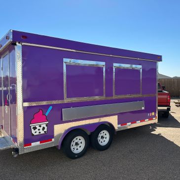 2023 Custom 16-Foot Ice Cream Trailer for Sale