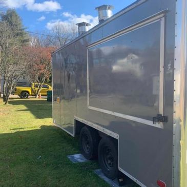 18' Polished Food Trailer