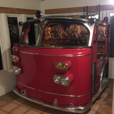 Fire truck mobile bar