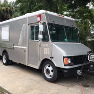 Silver Food Truck