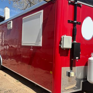Two 28-Foot Trailers (One Kitchen and One Storage)