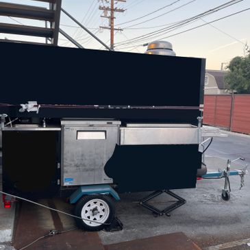 5' x 10' Custom Built Open Food Concession Trailer