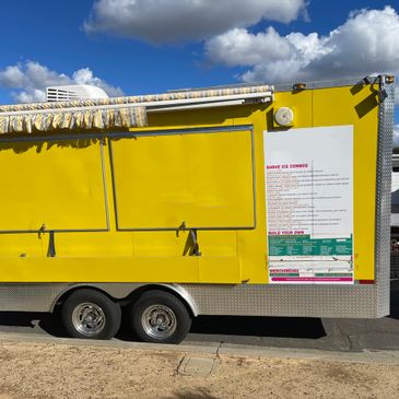Shaved Ice & Ice Cream Concession Trailer