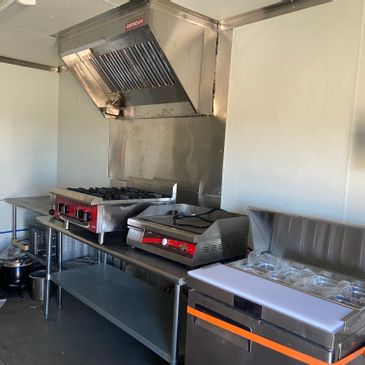 Commercial food trailer