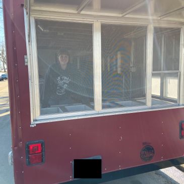 Custom built specialty coffee trailer