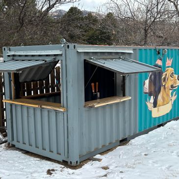 Unique Custom Shipping Container Bar