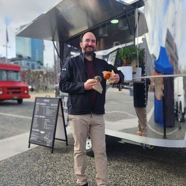 9' Airstream-Style Gelati/Espresso Custom Food Trailer