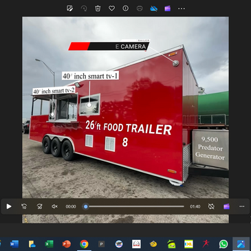 26-Foot 2023 Quat Food Trailer for Sale