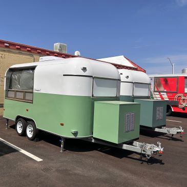 2 Custom 14' Food Trailers
