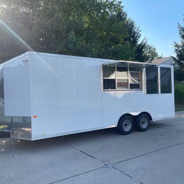 Empty Food Trailer Ready for New Build Out