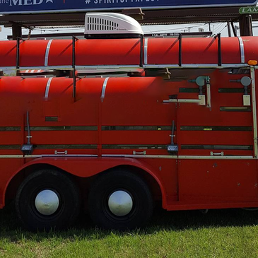 Reimagined Horse Trailer Turned Coffee Trailer