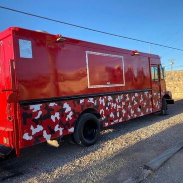 Fully Equipped, Big Red Food Truck