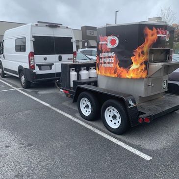 Mobile Pizza Oven and 2019 Dodge Ram Promaster