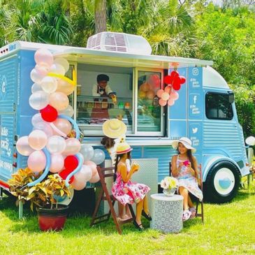 Vintage Style Food Trailer
