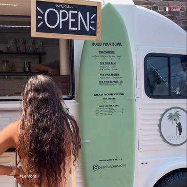 Vintage Style Food Trailer