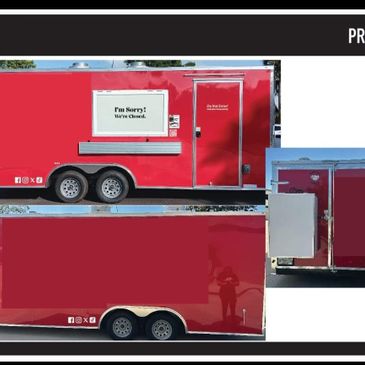 Fully Equipped 8.5x20ft Food Trailer – Turnkey with Fire Suppression & Generator