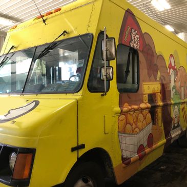 Fun Yellow Food Truck for Sale